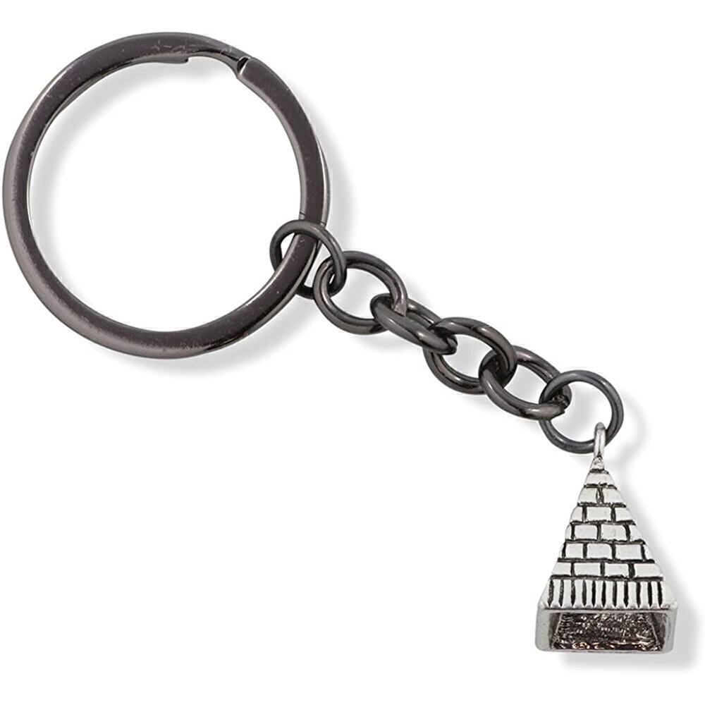 Pyramid Charm Keychain